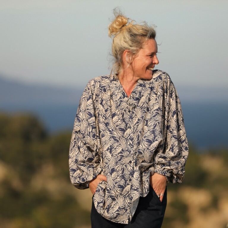 Quintessence - Blouse Miléna - coton Plumage
