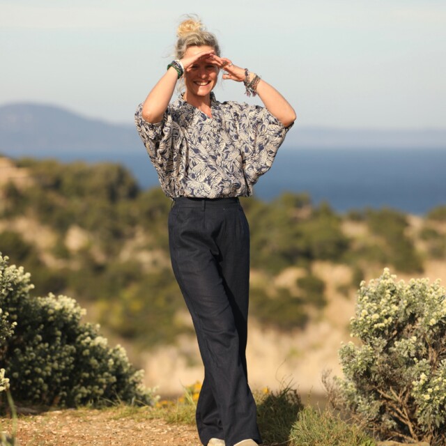 Quintessence - Blouse Miléna - coton Plumage