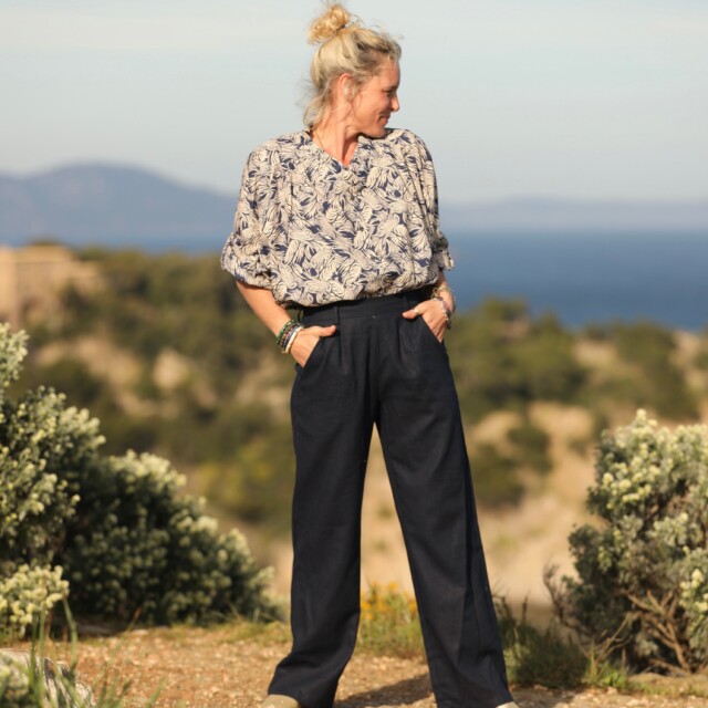 Quintessence - Blouse Miléna - coton Plumage