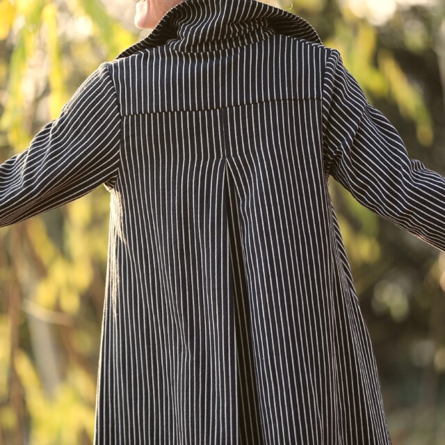Quintessence - Robe Carole – Rayures Marinière nocturne