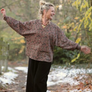 Blouse Mina – Kashmir Sépia par la marque Quintessence Quintessence - Blouse Mina – Kashmir Sépia