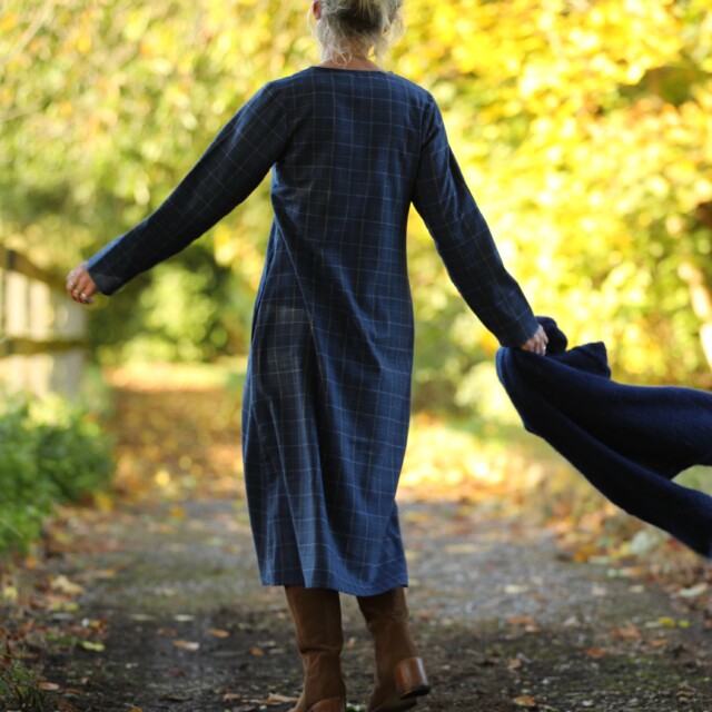 Quintessence - Robe Armande – tartan écossais d’automne
