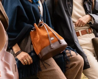 Daguet - Sac Agathe – Marron – Velours marron