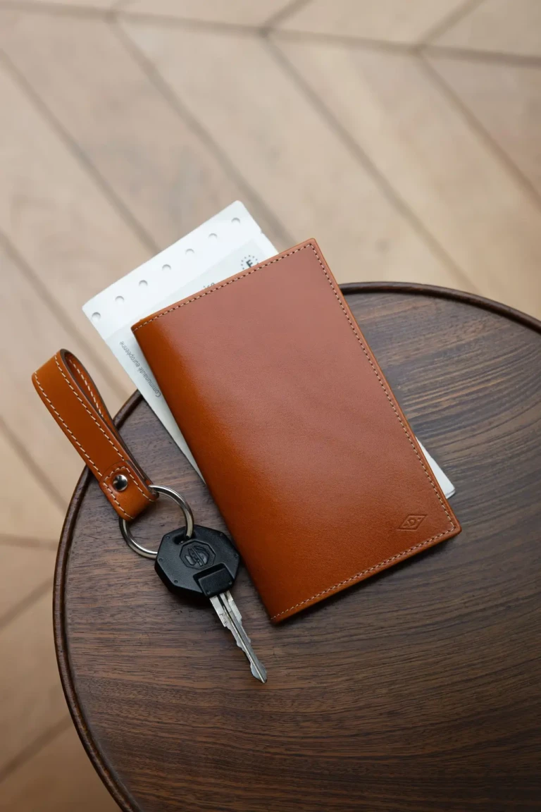 Daguet - Porte carte grise - Camel