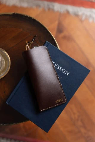 Daguet - Etui à lunettes – Marron