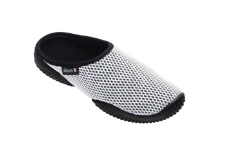 Airplum - Mule BOX Femme blanc et noir