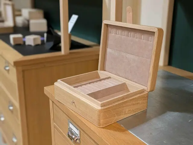Manufacture Jacquemin - Coffret casier à bijoux en chêne grand modèle