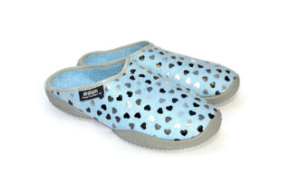 Airplum - Mule d’intérieur bleue pour femme Bamour