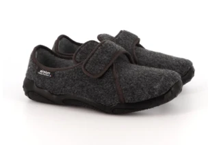 Airplum - Chausson DADDY Homme gris