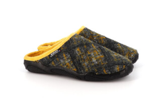 Airplum - Chausson mules grises homme DASTRE