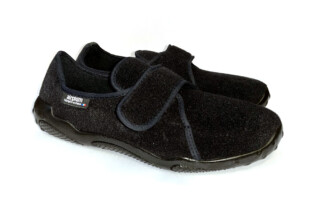 Airplum - Chausson homme scratch Douka noir