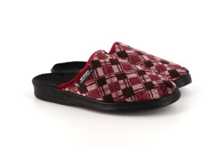 Airplum - chaussons mules hiver homme FASTE bordeaux