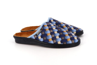 Airplum - Mule homme bleu Festin