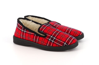 Airplum - Charentaise homme femme PERNOEL rouge