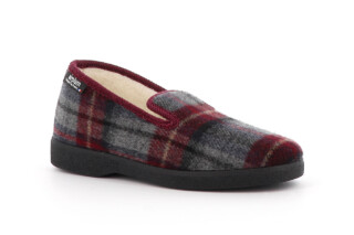 Airplum - Chausson POLAINE Homme et Femme bordeaux