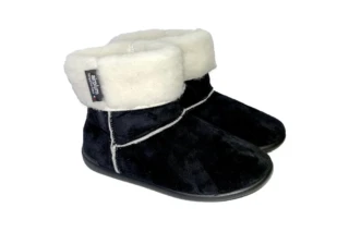 Airplum - Chausson boots noir RITA Femme