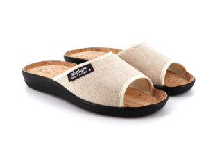 Airplum - Claquette beige femme WOCKTAIL