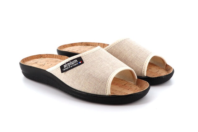 Airplum - Claquette beige femme WOCKTAIL