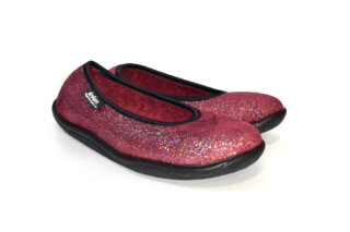 Airplum - Ballerine rouge paillette Zalida pour femme