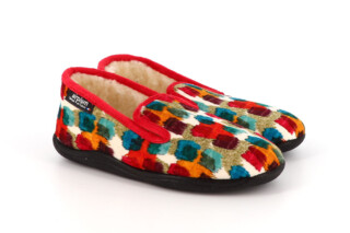 Airplum - Charentaise laine femme ZAQUARELLE multicolore