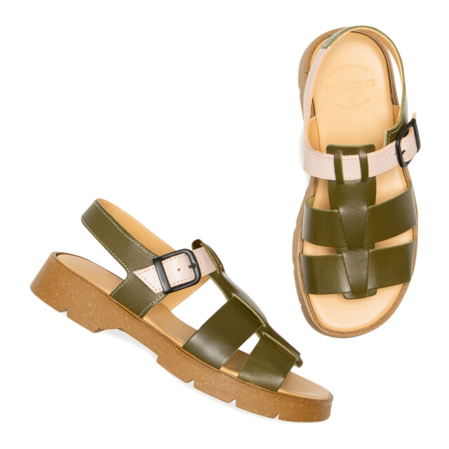 KLEMAN - Sandals BALLAST VGT 3 Vert