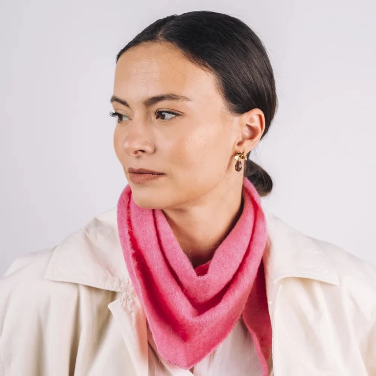 Cézembre - Bandana COLETTE (Alpaga) - Rose