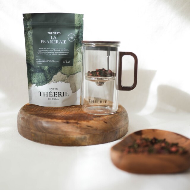 Maison Théerie - N°8 Thé vert Fraise "La fraiseraie"