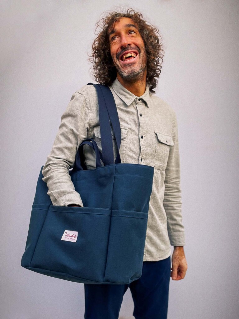 Atelier Velocidade - Cabas XXL – Marine