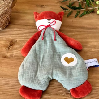 Les petites Maries - doudou renard