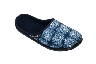 Airplum - Mule femme ROSACE BLEU