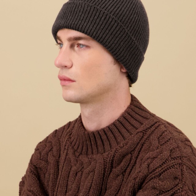 Nitto Knitwear - Bonnet Ara - Café