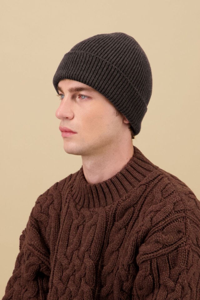 Nitto Knitwear - Bonnet Ara - Café