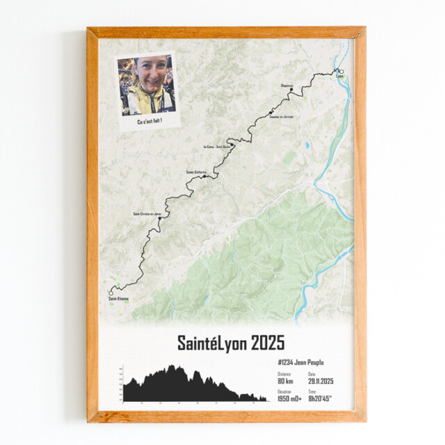 The Post Trace - Affiche SaintéLyon