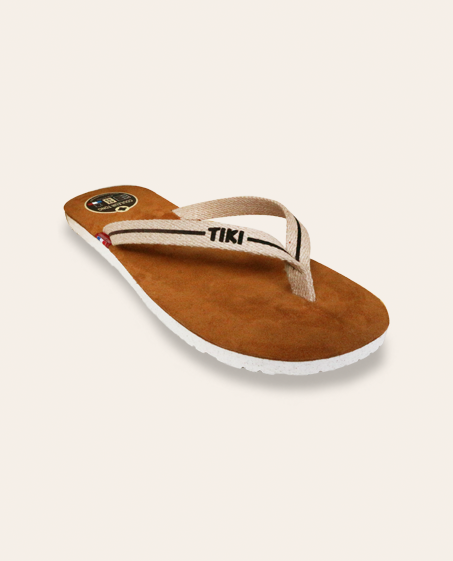 Couleur Tong - Tong Cuir TIKI Sable