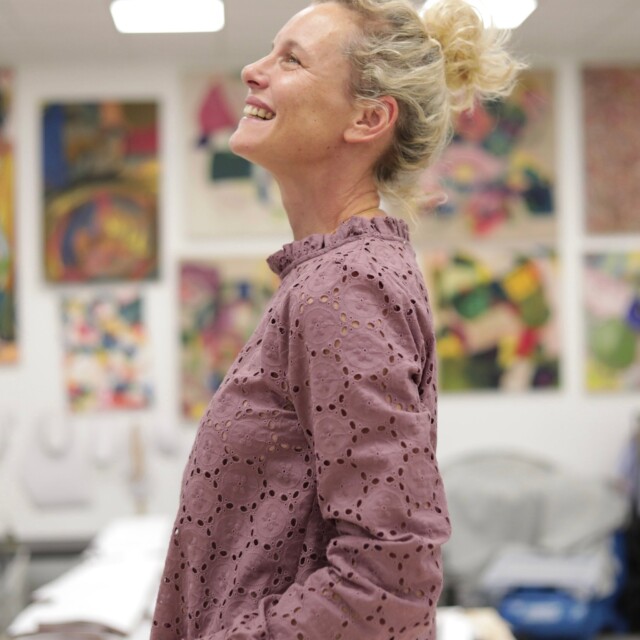 Quintessence - Blouse  Fantine - Broderie parme