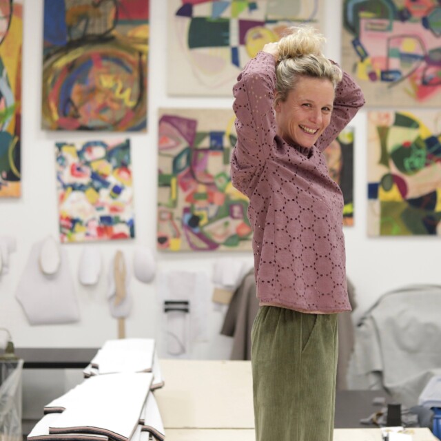 Quintessence - Blouse  Fantine - Broderie parme