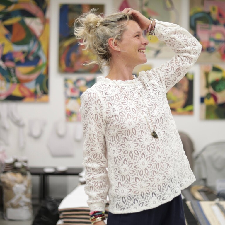 Quintessence - Blouse  Fantine - Dentelle ivoire