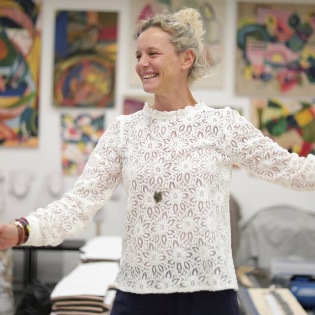 Quintessence - Blouse  Fantine - Dentelle ivoire