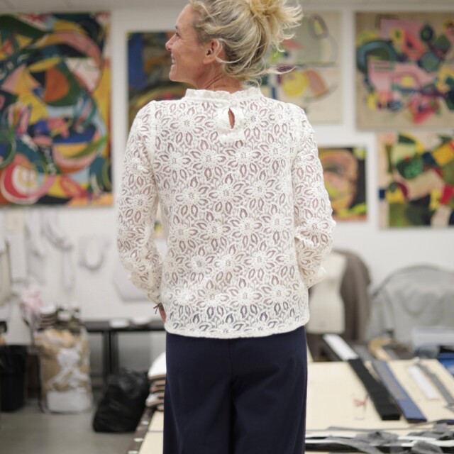 Quintessence - Blouse  Fantine - Dentelle ivoire