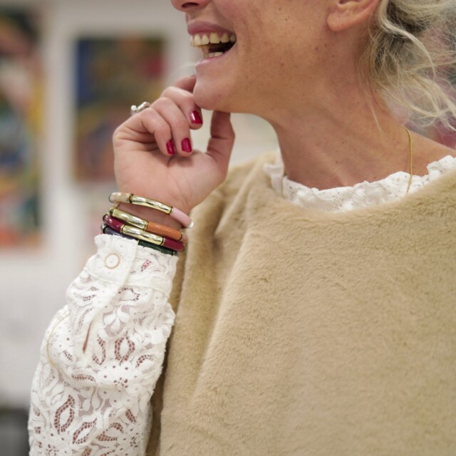 Quintessence - Blouse  Fantine - Dentelle ivoire