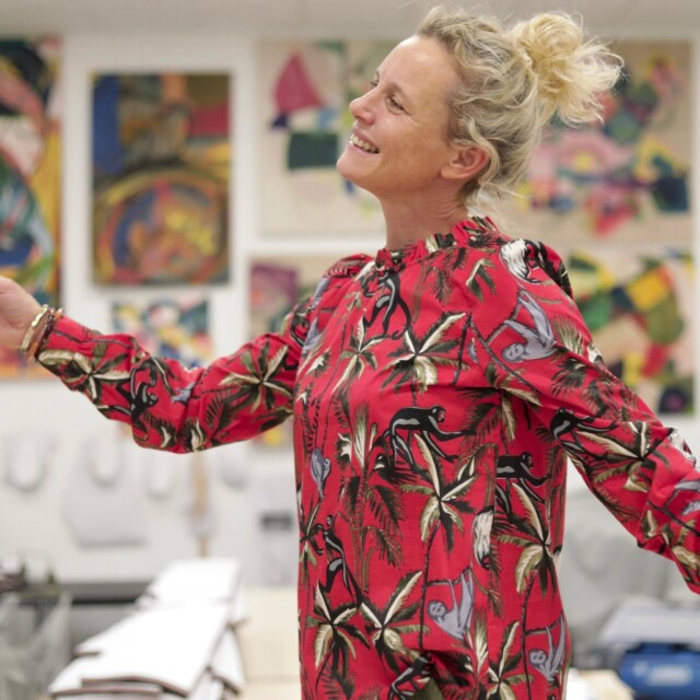 Quintessence - Blouse Fantine - Jungle écarlate