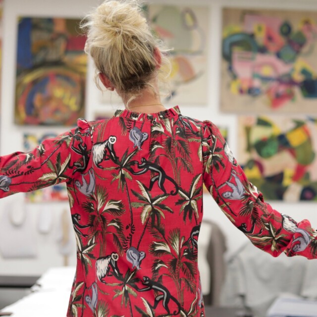 Quintessence - Blouse Fantine - Jungle écarlate