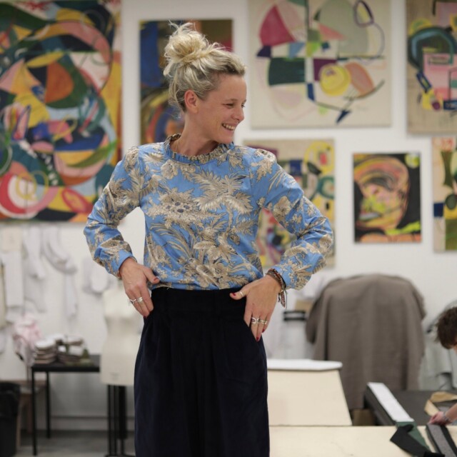 Quintessence - Blouse  Fantine - Pastoral Bleu