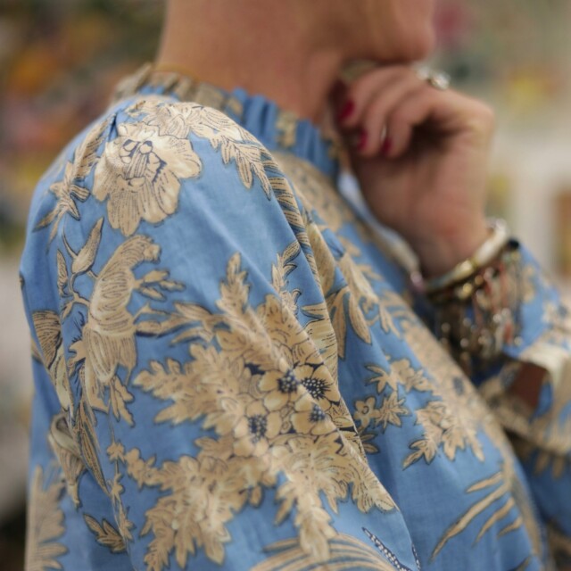 Quintessence - Blouse  Fantine - Pastoral Bleu