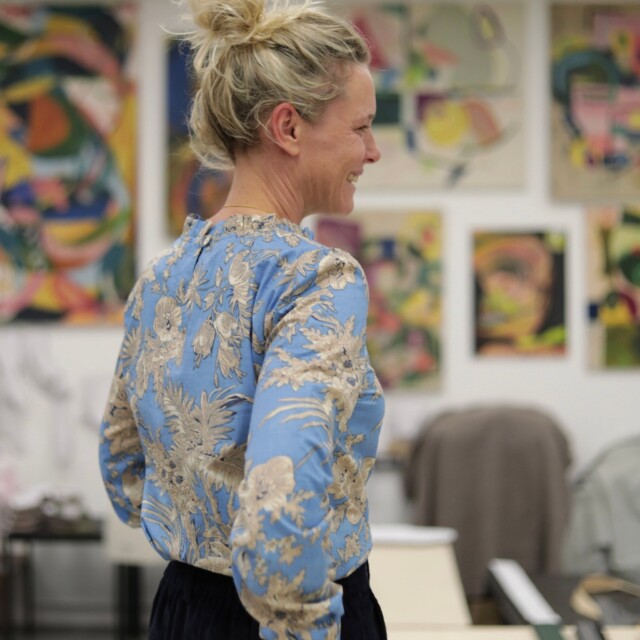 Quintessence - Blouse  Fantine - Pastoral Bleu