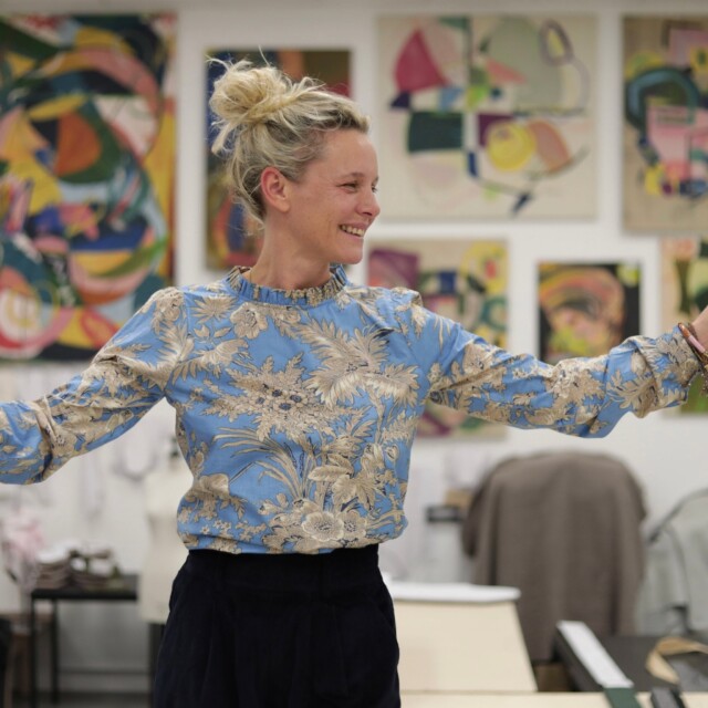 Quintessence - Blouse  Fantine - Pastoral Bleu