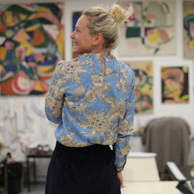 Quintessence - Blouse  Fantine - Pastoral Bleu