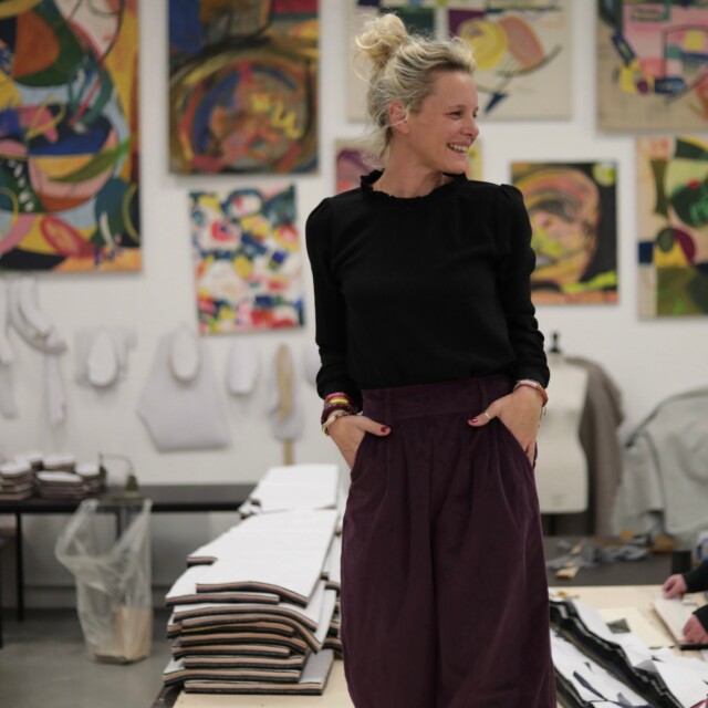 Quintessence - Blouse  Fantine - Viscose/lin noir