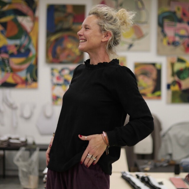 Quintessence - Blouse  Fantine - Viscose/lin noir