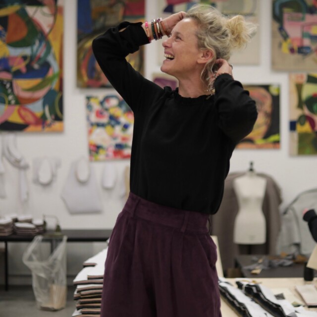 Quintessence - Blouse  Fantine - Viscose/lin noir